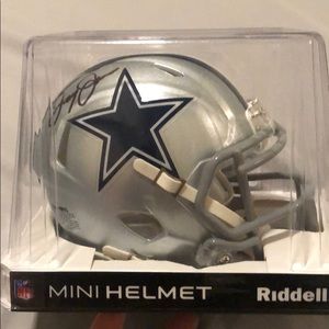 Jerry Jones signed Mini Dallas Cowboys Helmet